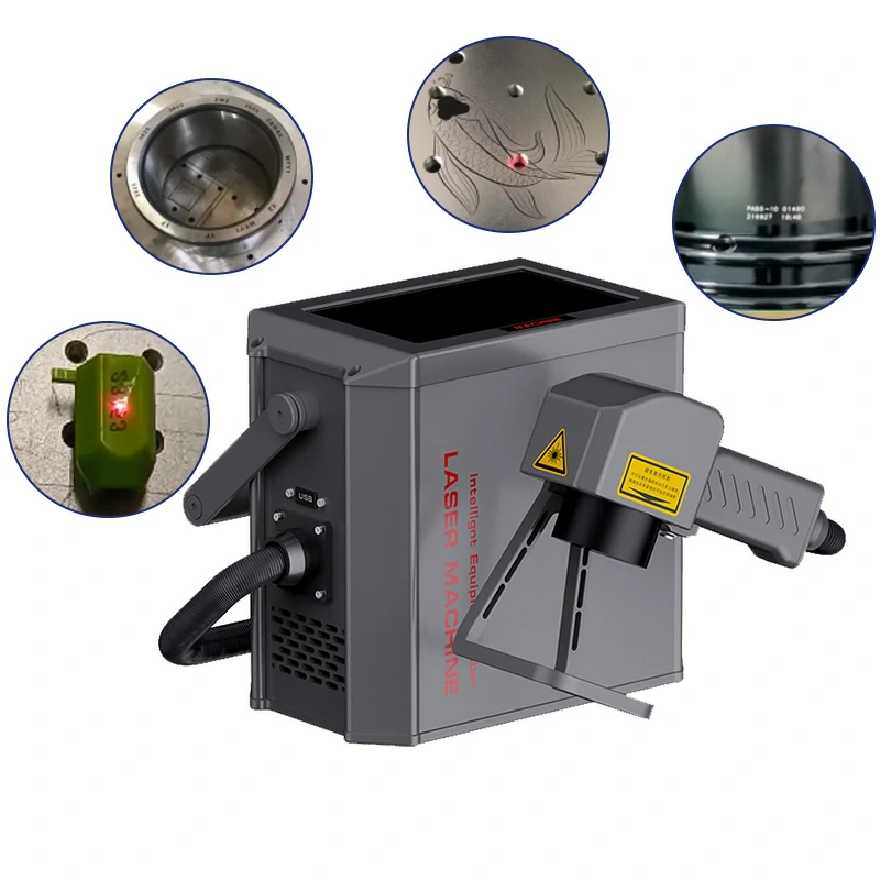 Portable Laser Marking Machine With Different Power Effects